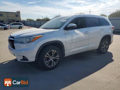 2016 TOYOTA HIGHLANDER XLE, фото 1