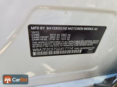 2016 BMW 750 XI, фото 12