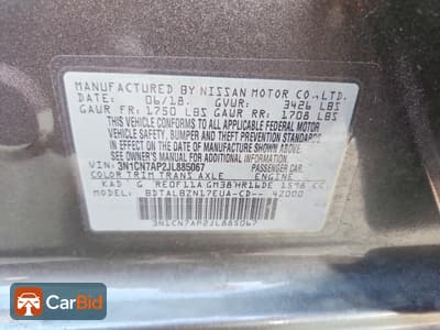 2018 NISSAN VERSA SV, photo 12
