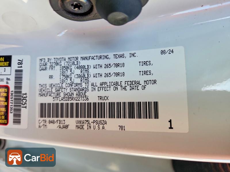 2024 TOYOTA TUNDRA SR5, фото 12