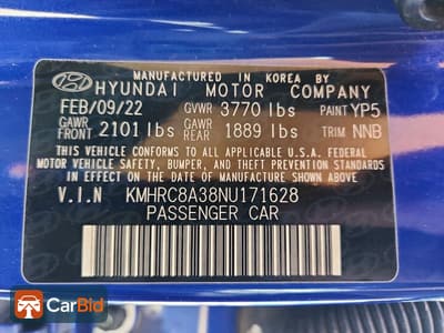 2022 HYUNDAI VENUE LIMITED, фото 14