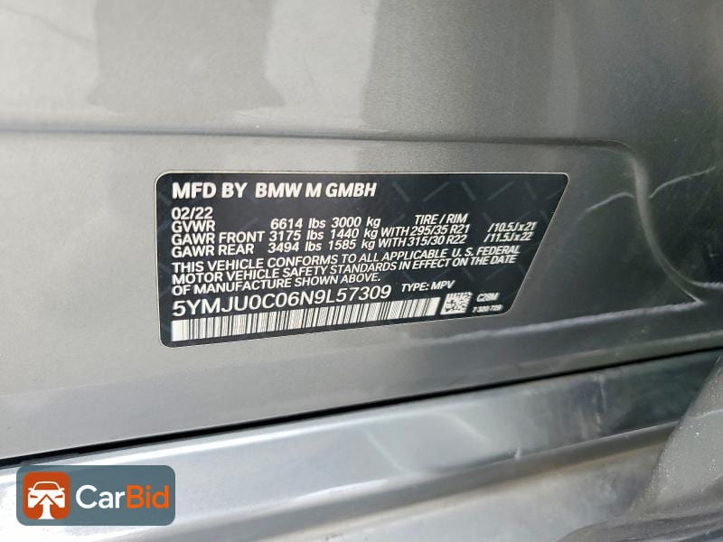 2022 BMW X5 M, фото 13