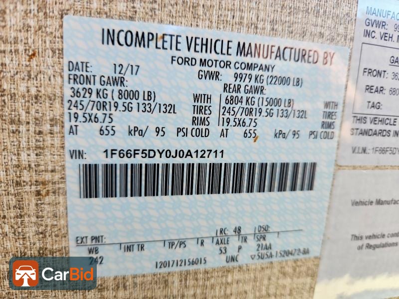 2018 FORD F53, фото 10