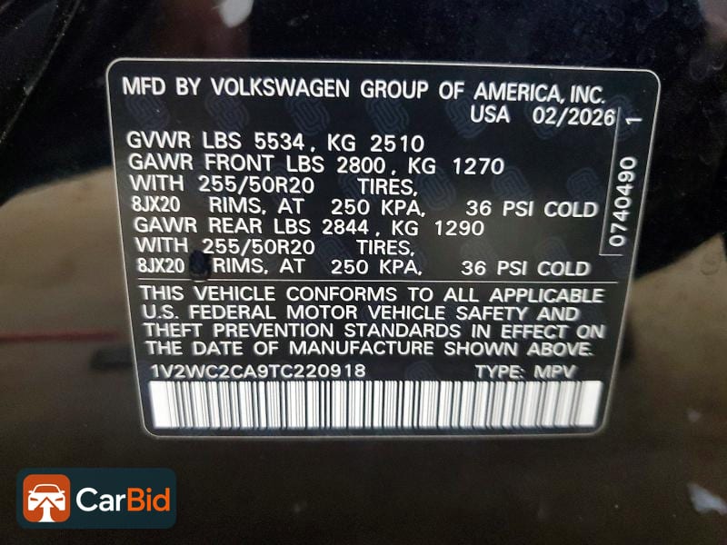 2026 VOLKSWAGEN ATLAS CROSS SPORT SE, фото 13