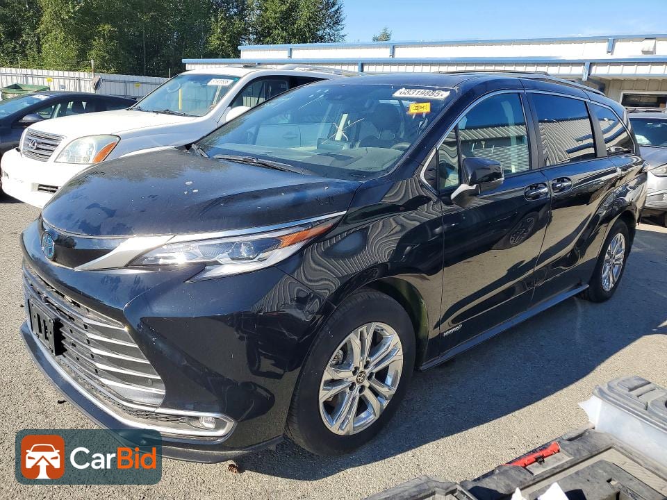 2021 TOYOTA SIENNA PLATINUM 7-PASSENGER, фото 1