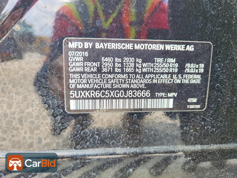 2016 BMW X5 XDRIVE50I, фото 13