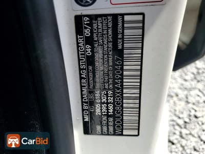 2019 MERCEDES-BENZ S 560 4MATIC, фото 12