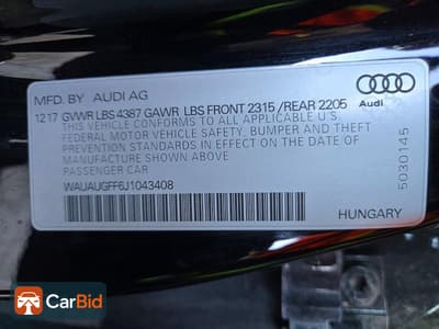 2018 AUDI A3 PREMIUM, фото 12